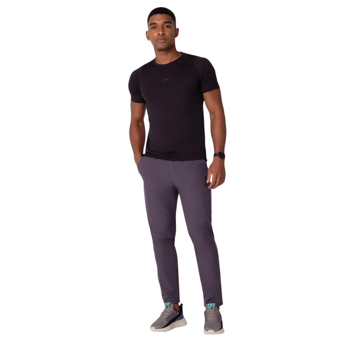 Camiseta Masculina Fila Future Sports Basic Preta Preto 2