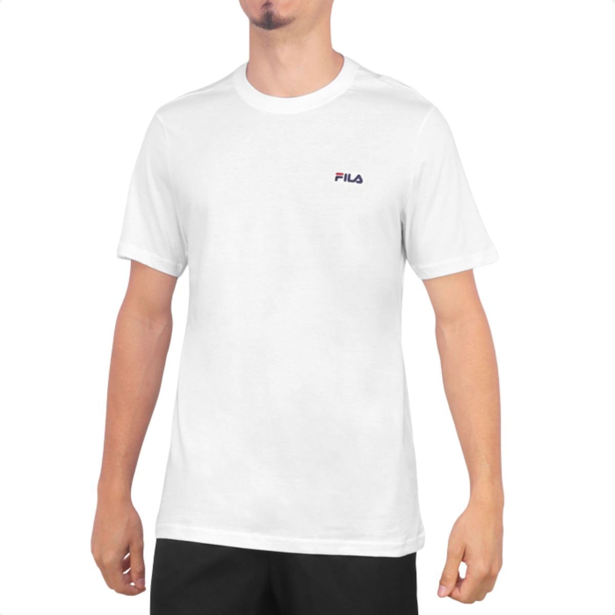 Camiseta Masculina Fila Classic Branca