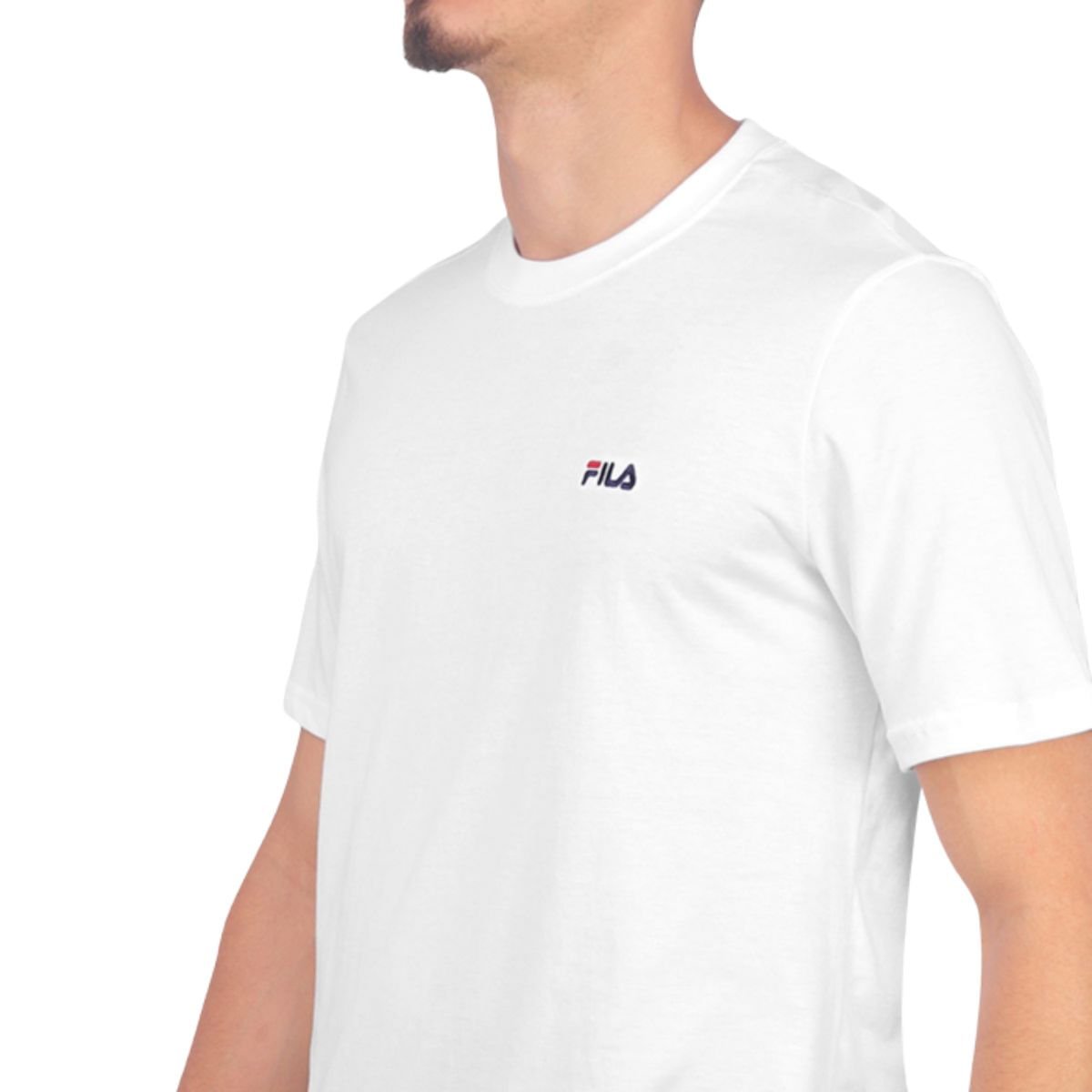 Camiseta Masculina Fila Classic Branca Branco 2