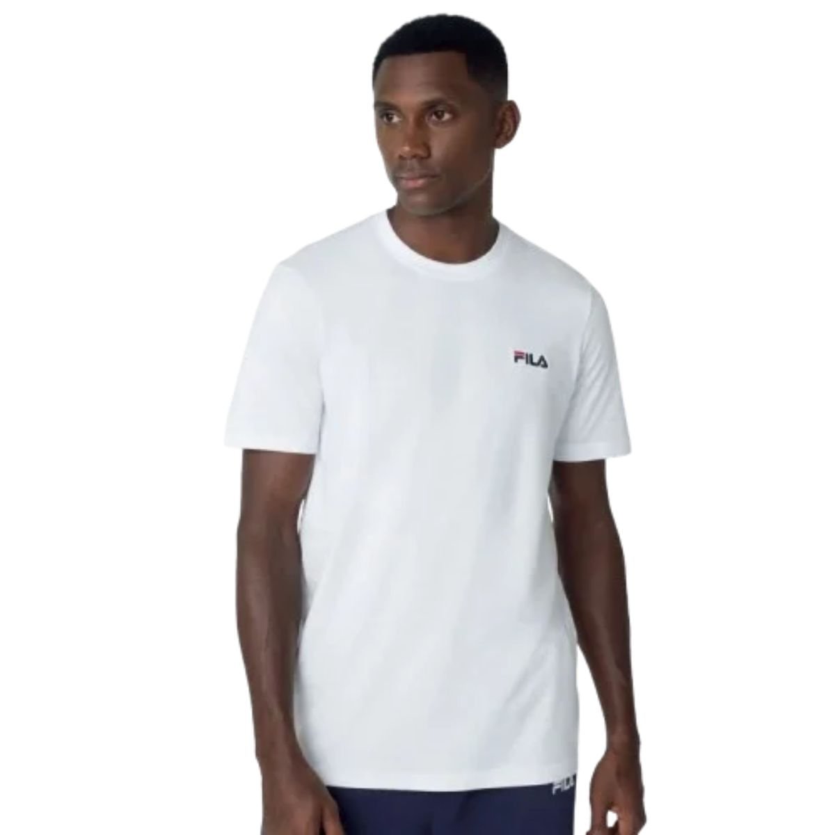 Camiseta Masculina Fila Classic Branca Branco 4