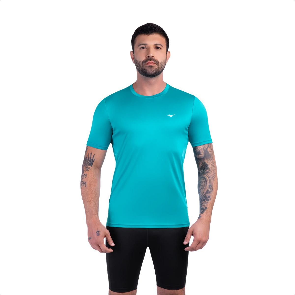 Camiseta Masculino Mizuno Run Spark 2 Azul