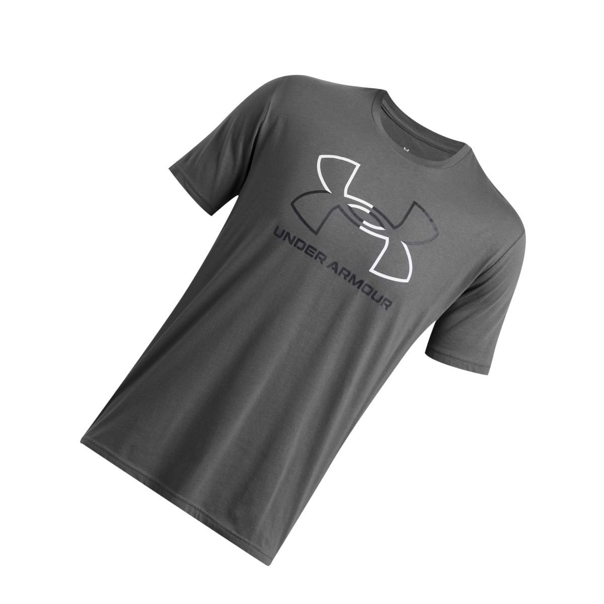 Camiseta Masculina Under Armour Ua Foundation Cinza Cinza 5