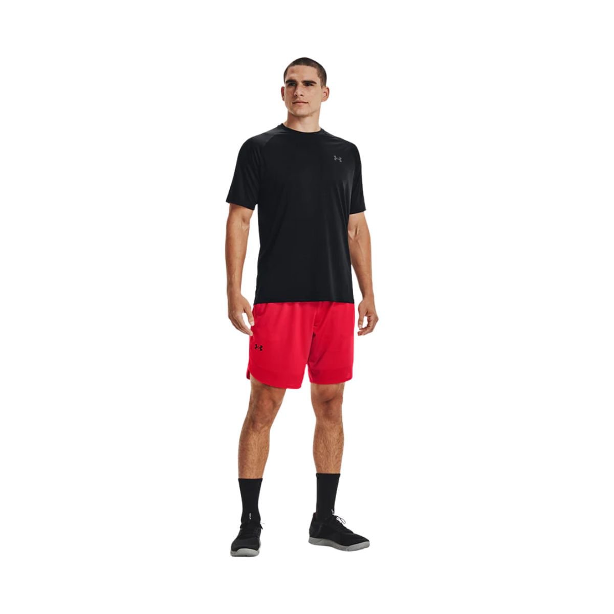 Camiseta Masculina Under Armour Velocity Preta Preto 2