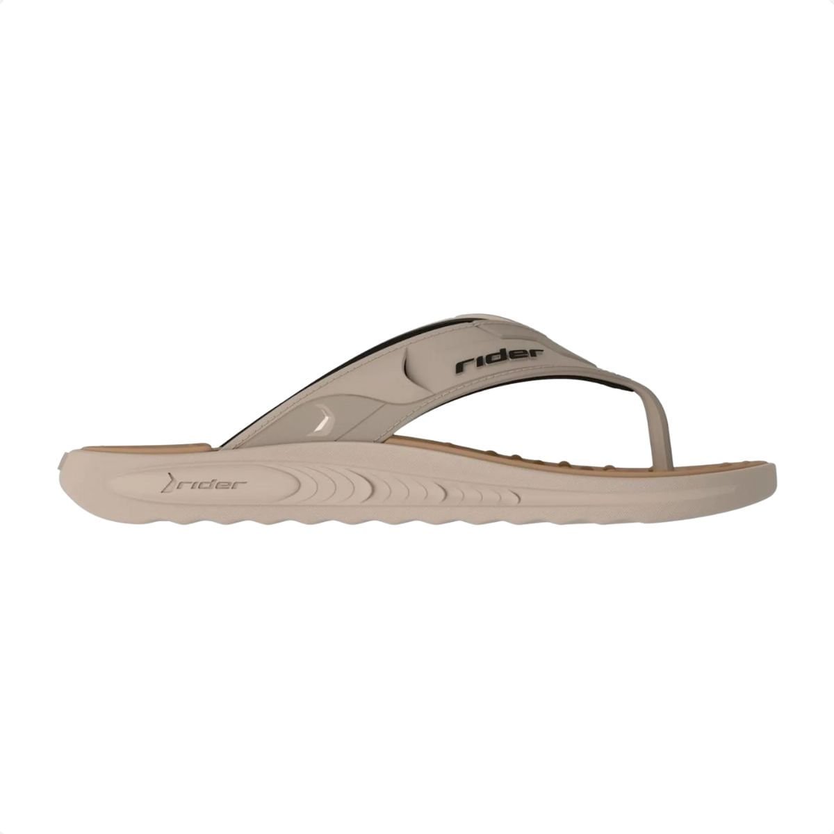 Chinelo Masculino Slide Rider Soft Plus Bege
