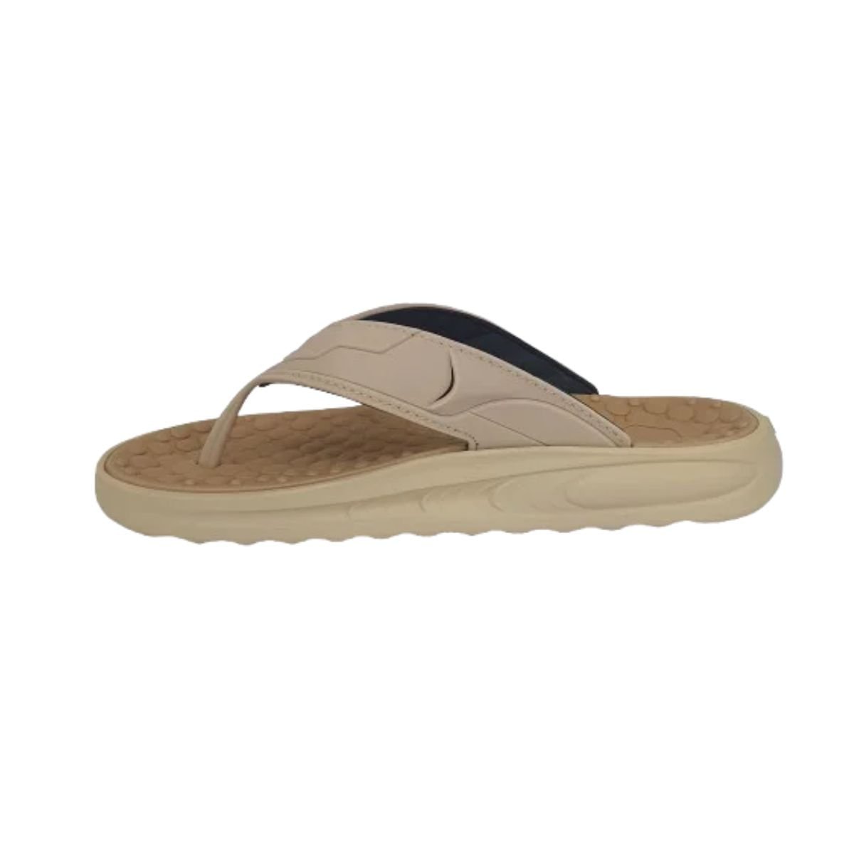Chinelo Masculino Slide Rider Soft Plus Bege Bege 5