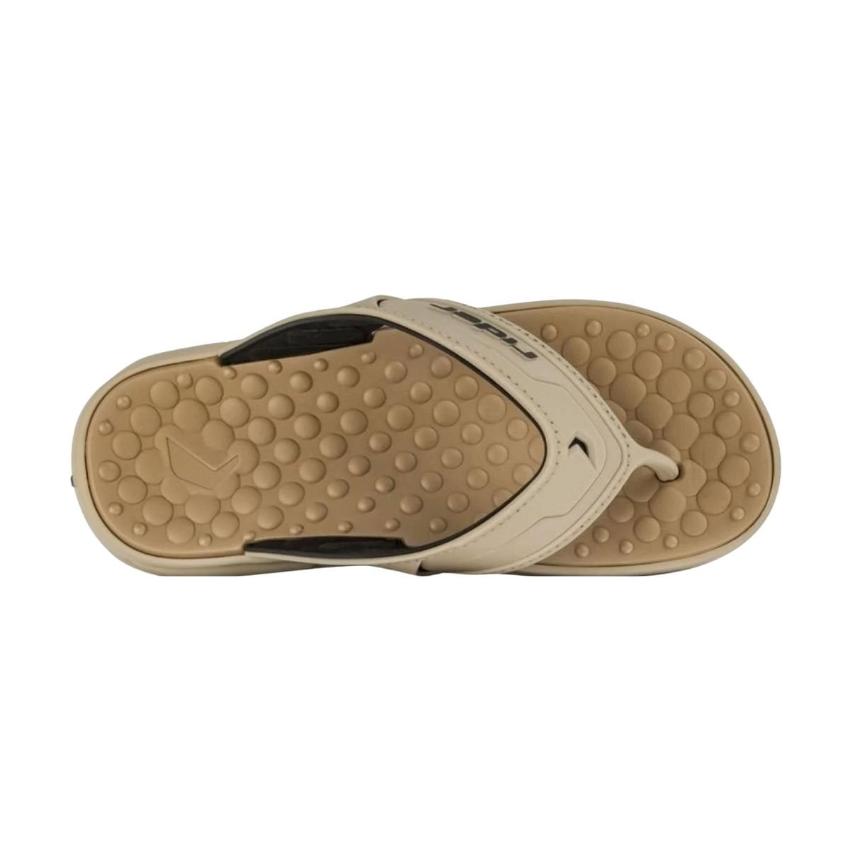 Chinelo Masculino Slide Rider Soft Plus Bege Bege 6