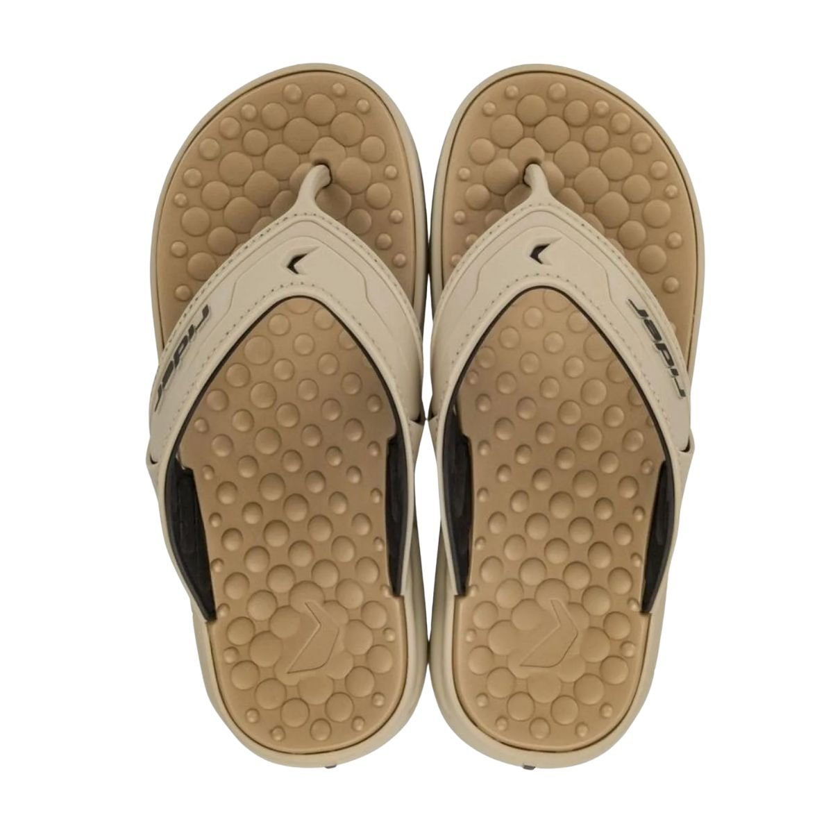 Chinelo Masculino Slide Rider Soft Plus Bege Bege 3