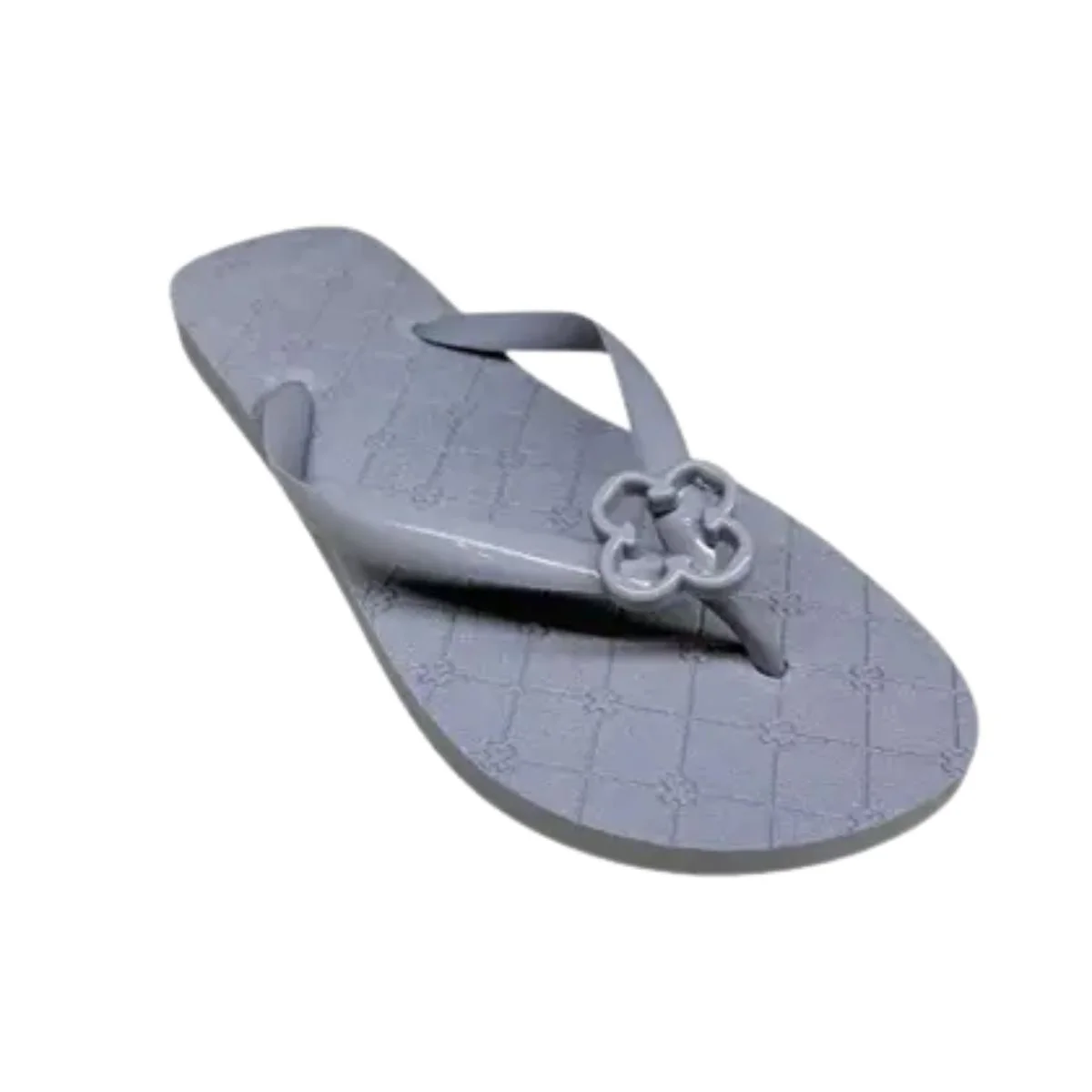 Chinelo Feminino Monograma Dedo Capodarte Chumbo Azul 2