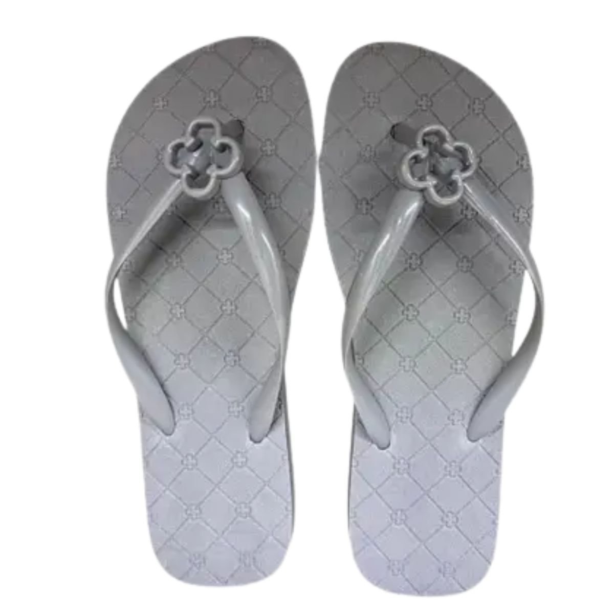Chinelo Feminino Monograma Dedo Capodarte Chumbo Azul 3