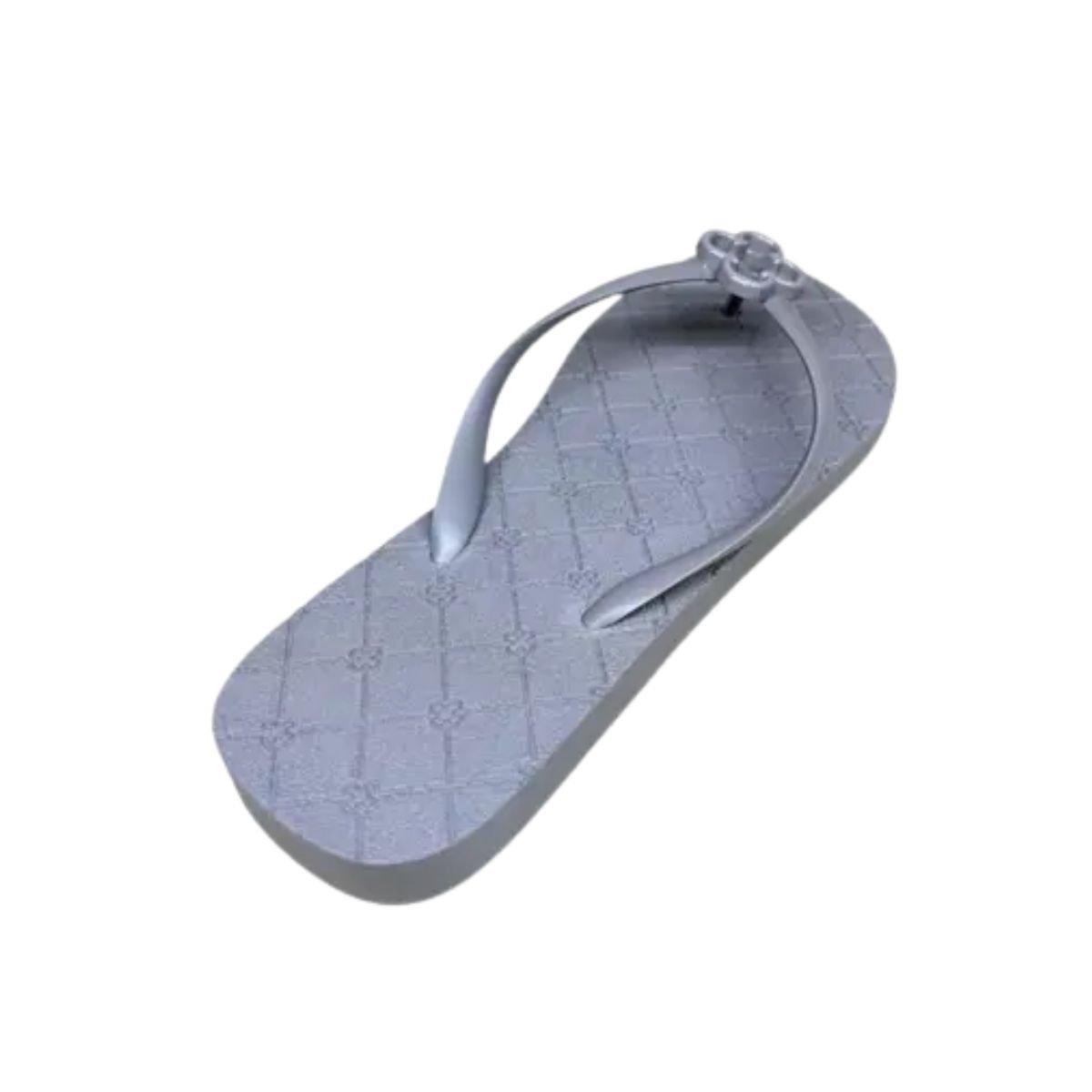 Chinelo Feminino Monograma Dedo Capodarte Chumbo Azul 4