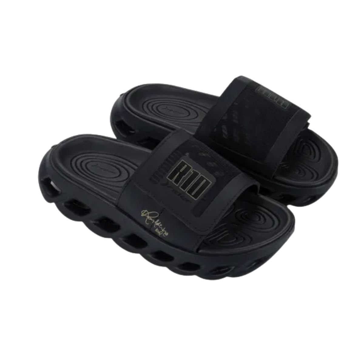Chinelo Masculino Slide Rider Power R10 Preto Preto 2