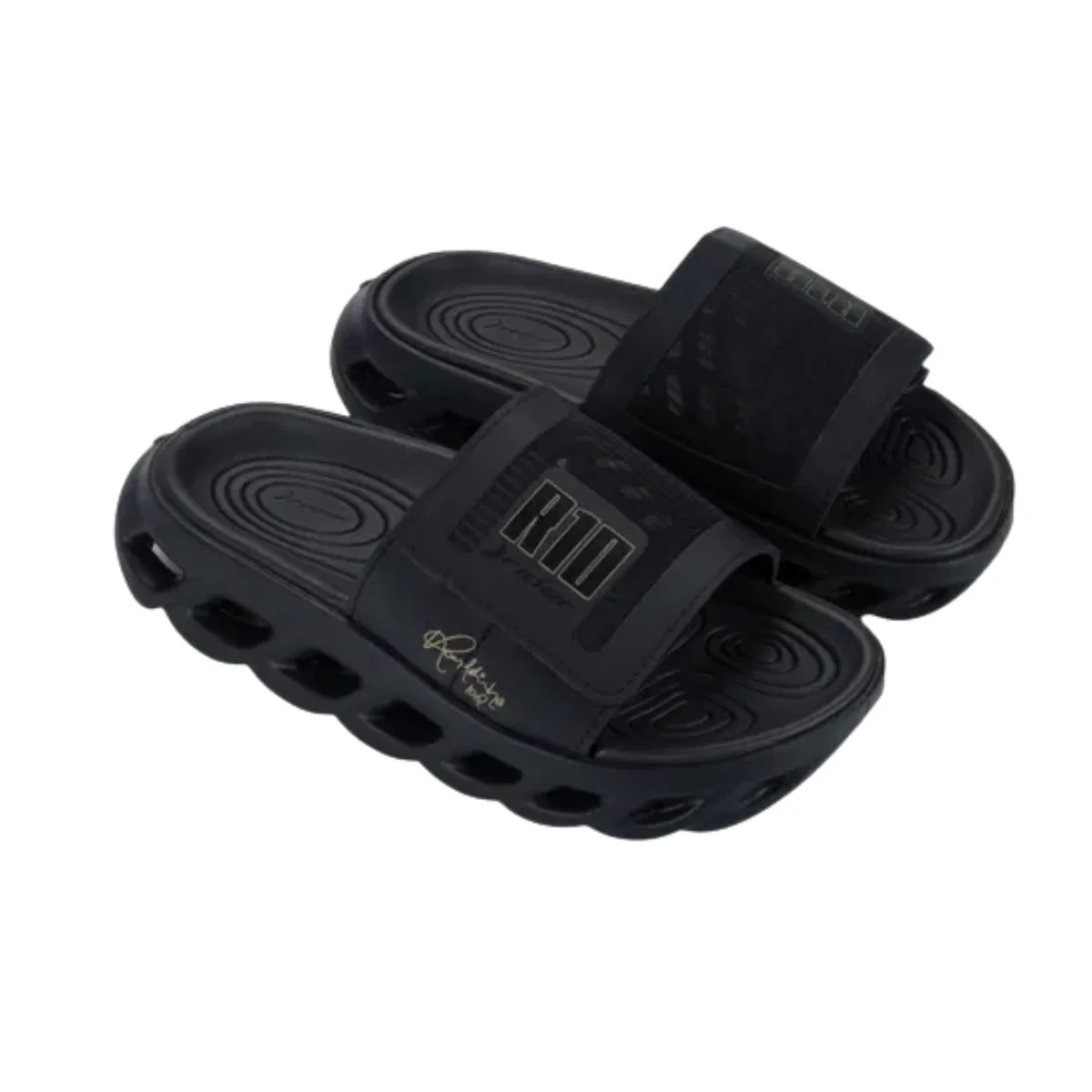 Chinelo Masculino Slide Rider Power R10 Preto Preto 2