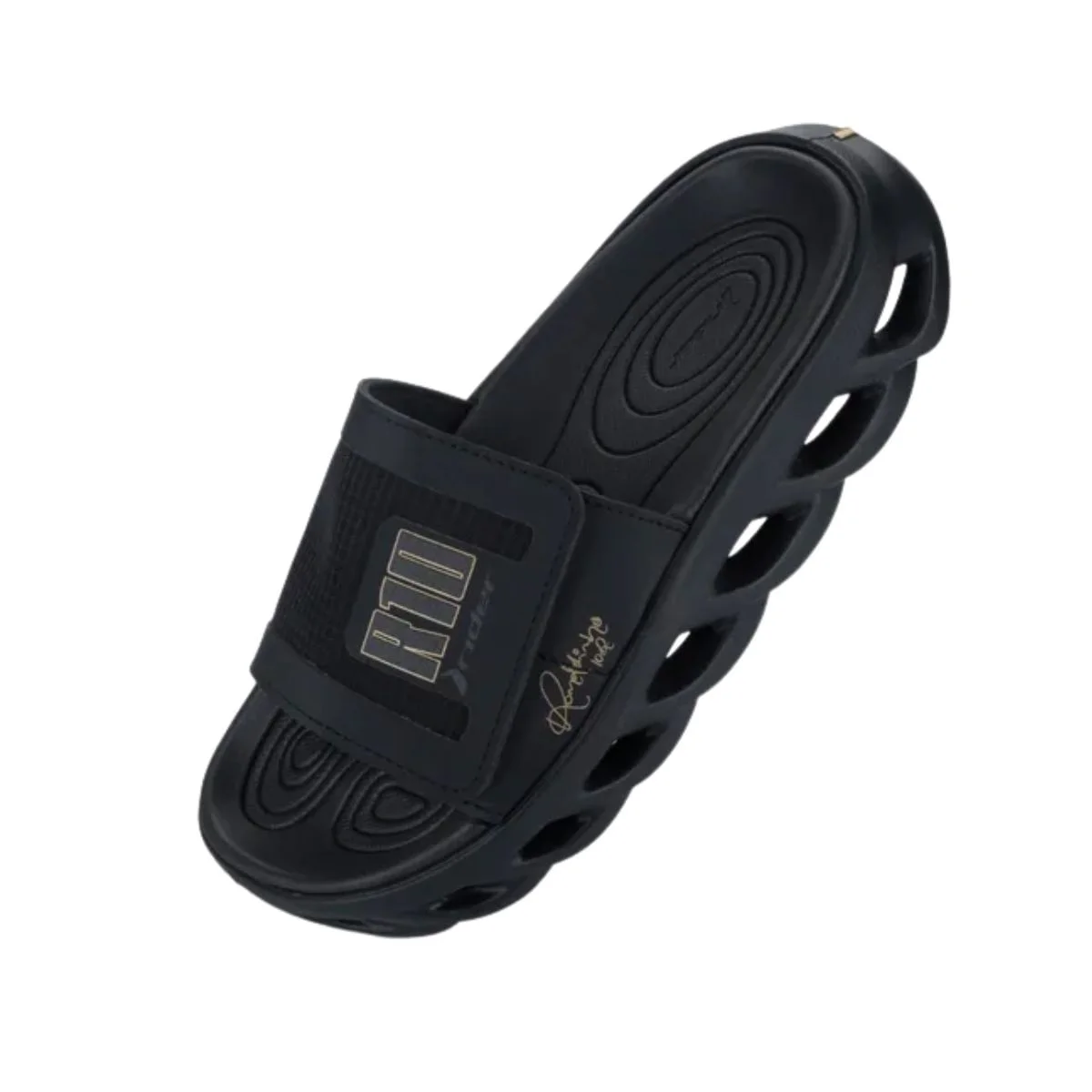 Chinelo Masculino Slide Rider Power R10 Preto Preto 5