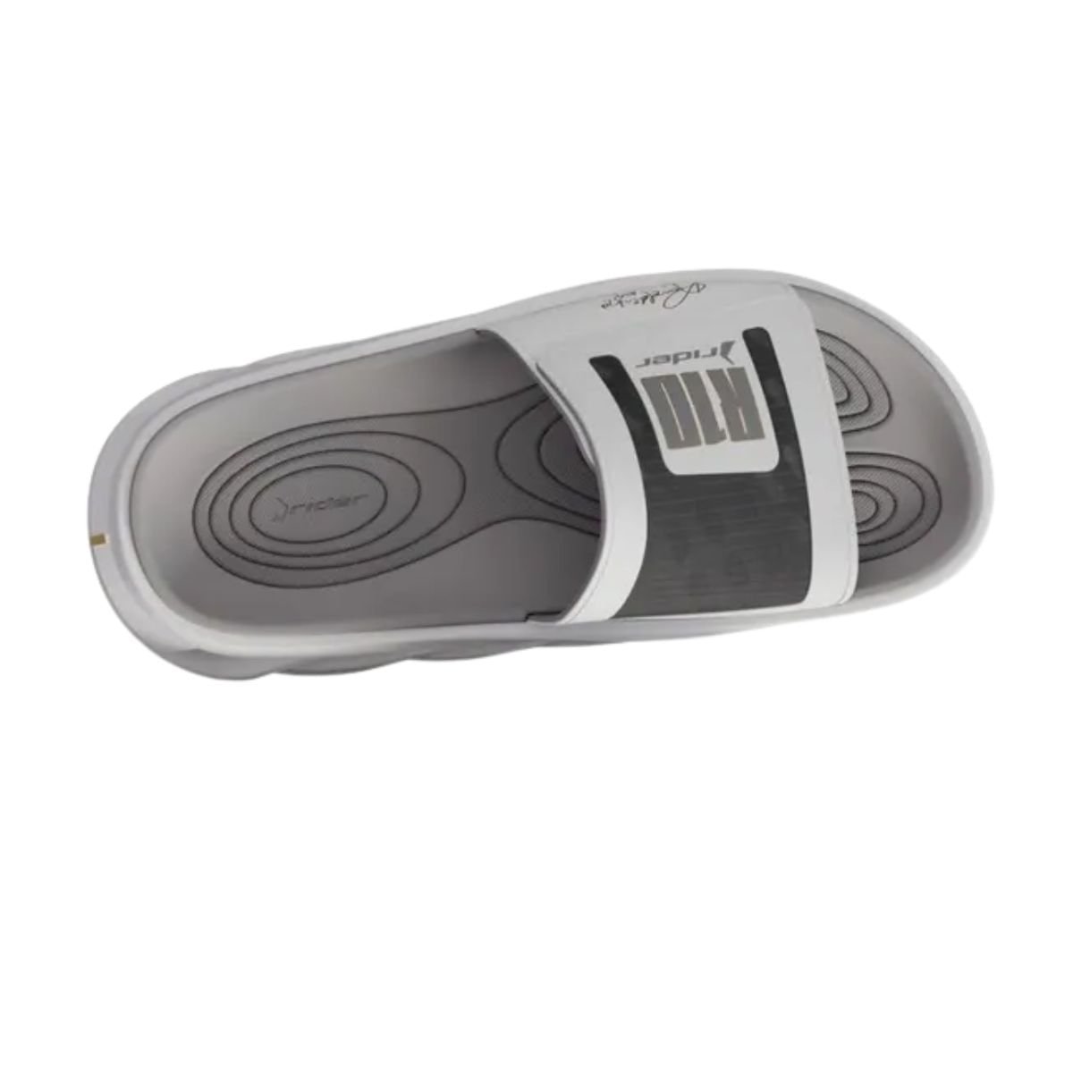 Chinelo Masculino Slide Rider Power R10 Branco Branco 6