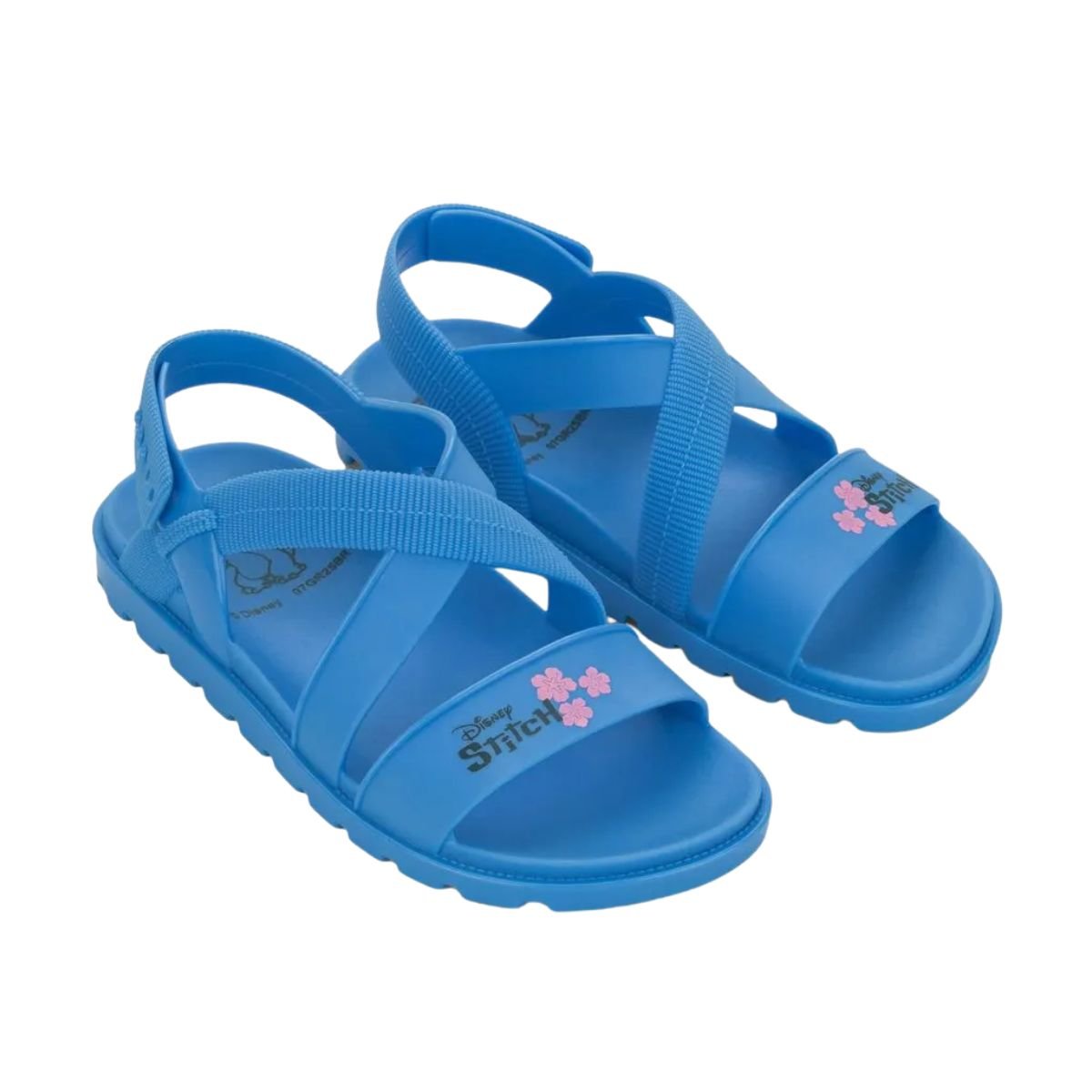 Sandália Infantil Papete Grendene Stich Fun Bag Azul Azul/Rosa 2