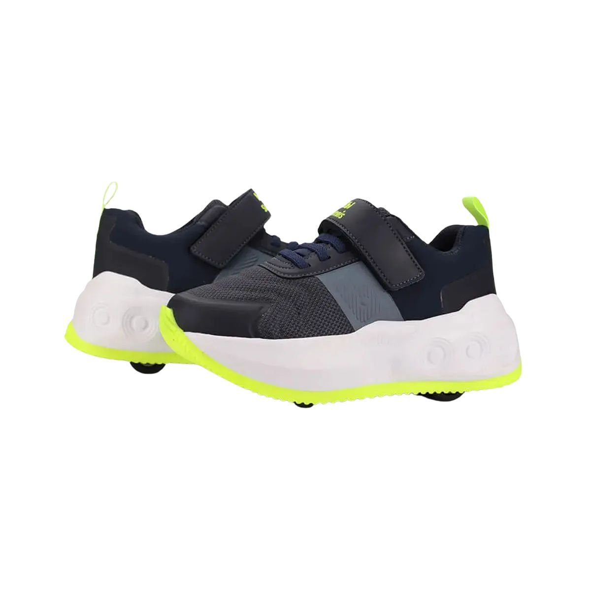 Tênis Running Infantil Bibi Skatenis Azul Azul/Verde 5