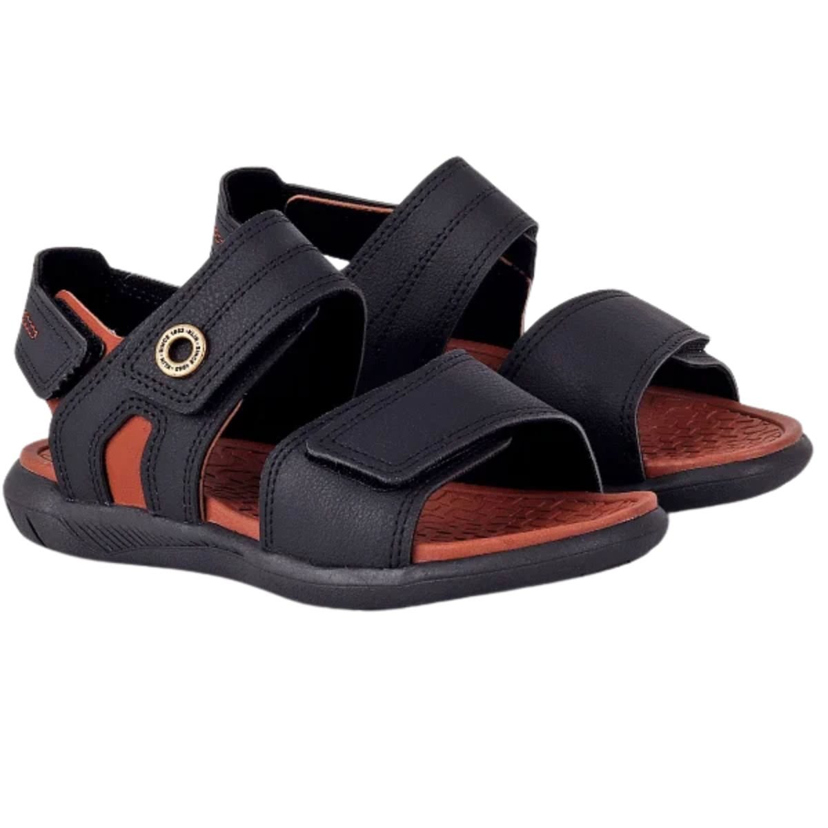 Sandália Infantil Papete Klin Urban Preta Preto/Marrom 3