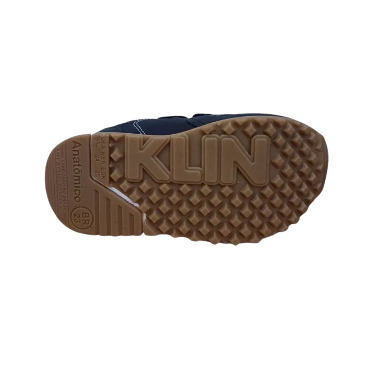 Tênis Casual Infantil Klin Walk Mini Preto Preto/Branco 4