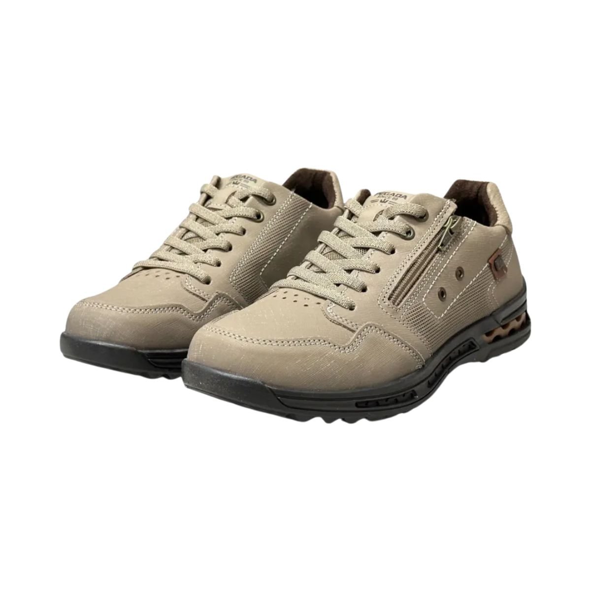 Sapatênis Masculino Pegada Gold Duo Bege Areia 4