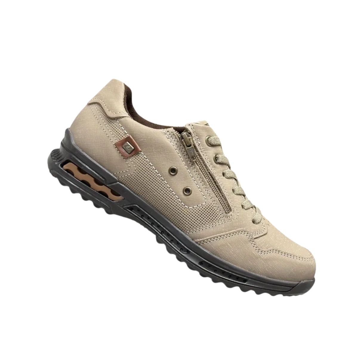 Sapatênis Masculino Pegada Gold Duo Bege Areia 7