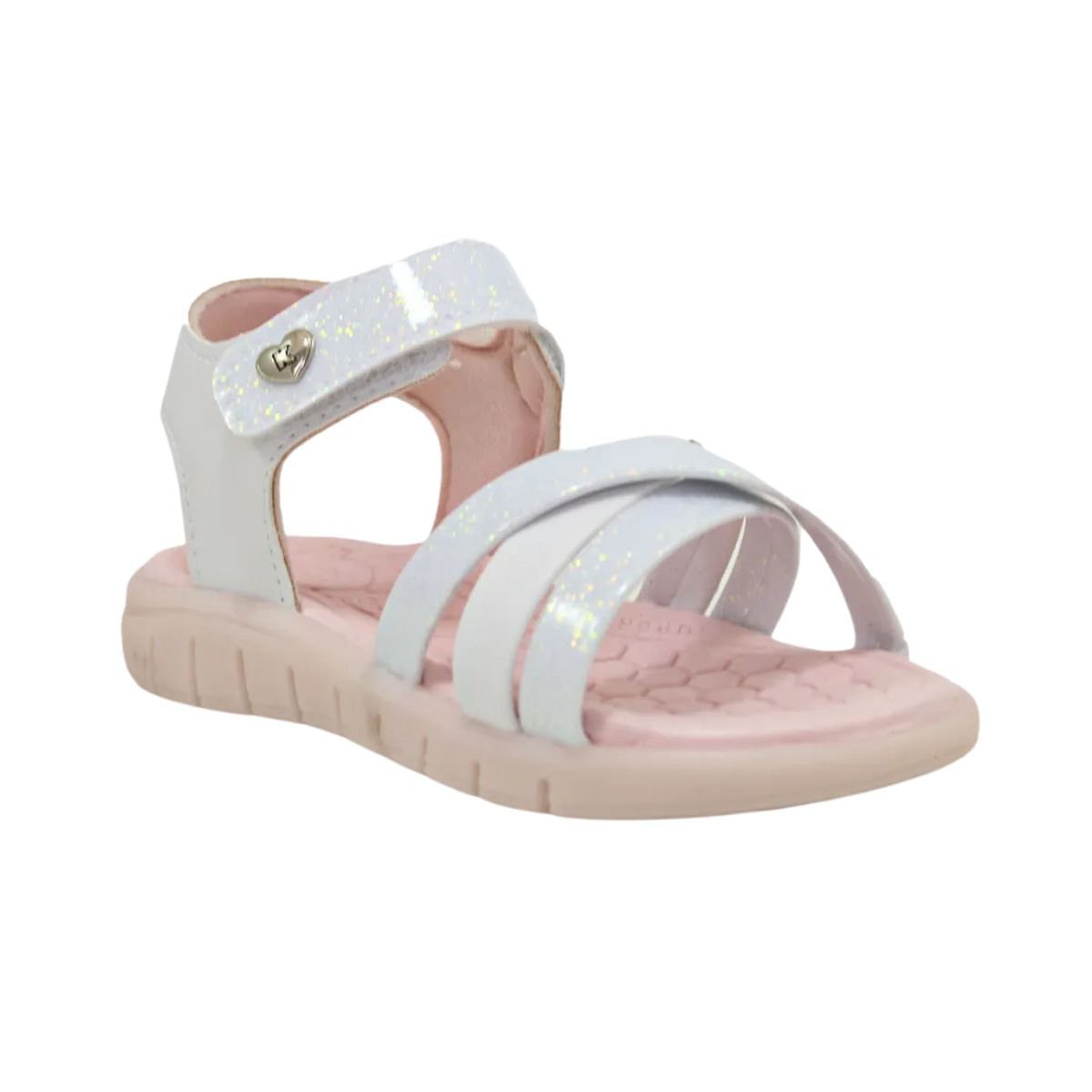 Sandália Infantil Papete Kidy Led Branco Branco 3