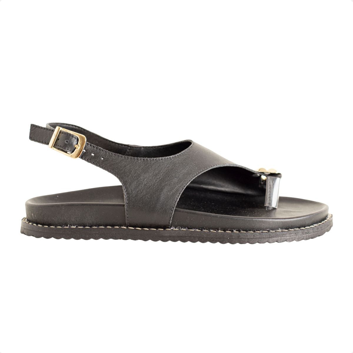 Sandália Papete Dm Easy Mood Preta