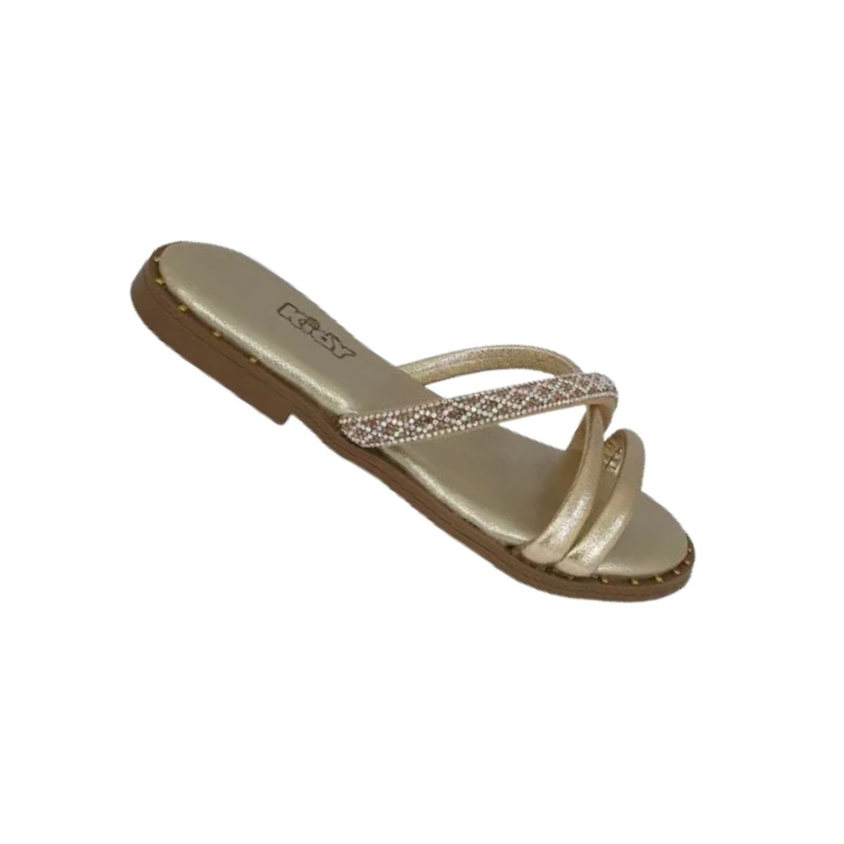 Tamanco Infantil Rasteiro Kidy Dourado Dourado 7