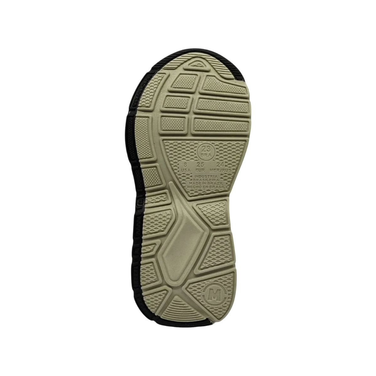 Tênis Casual Infantil Molekinho Led Bege Areia 4