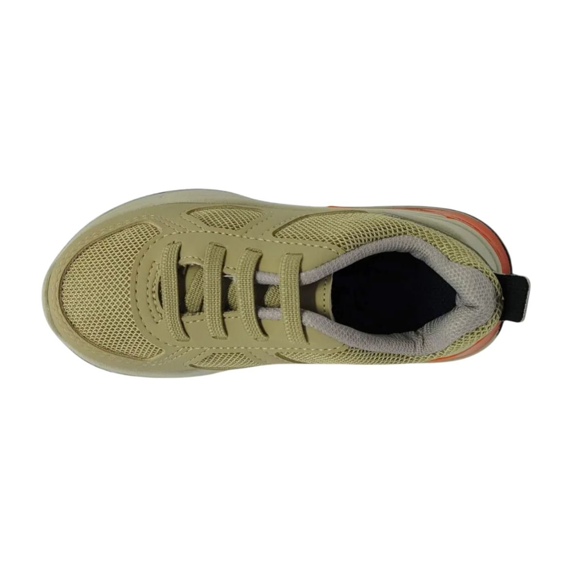 Tênis Casual Infantil Molekinho Led Bege Areia 6