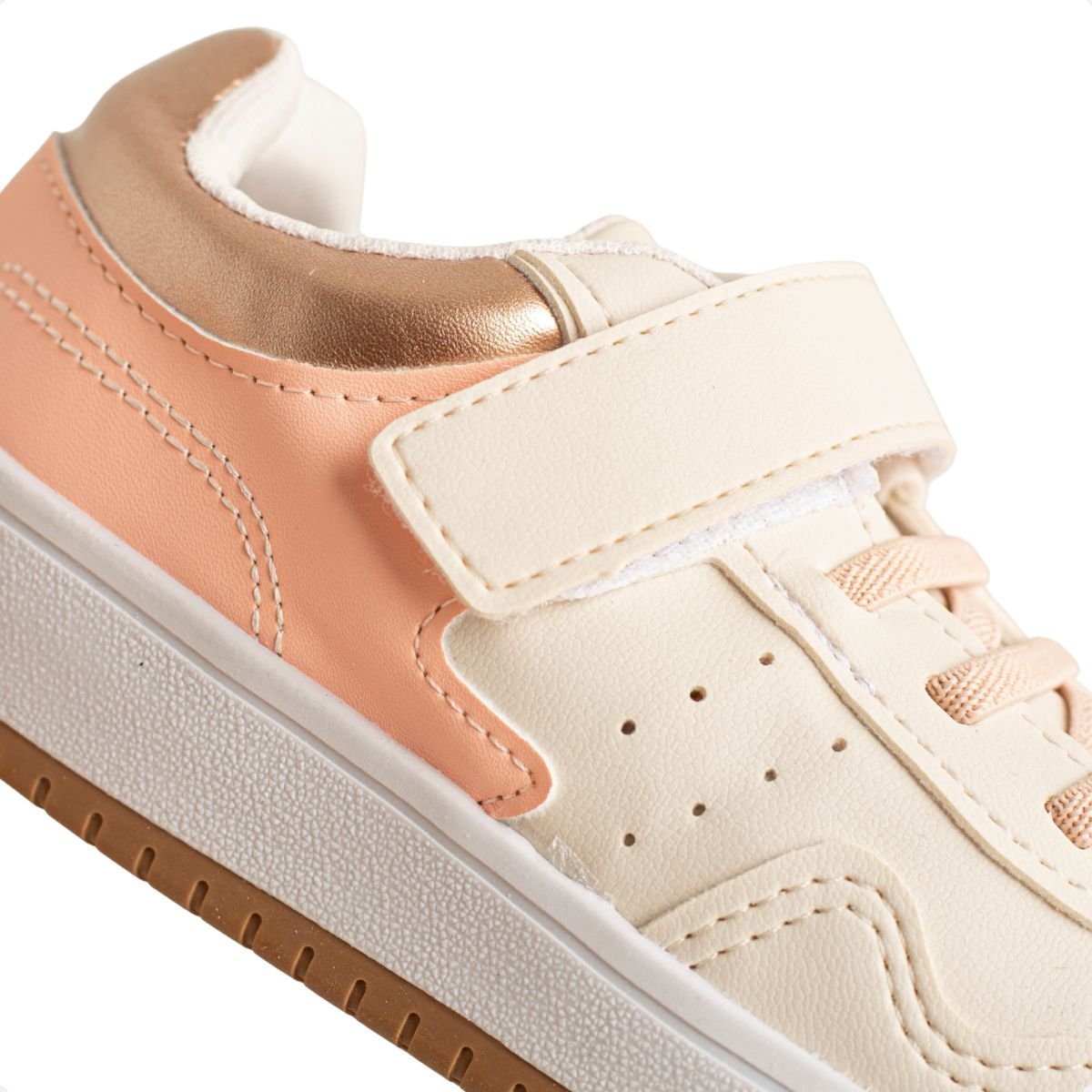 Tênis Jump Kids Sweet Shine Bege/Rosa 7