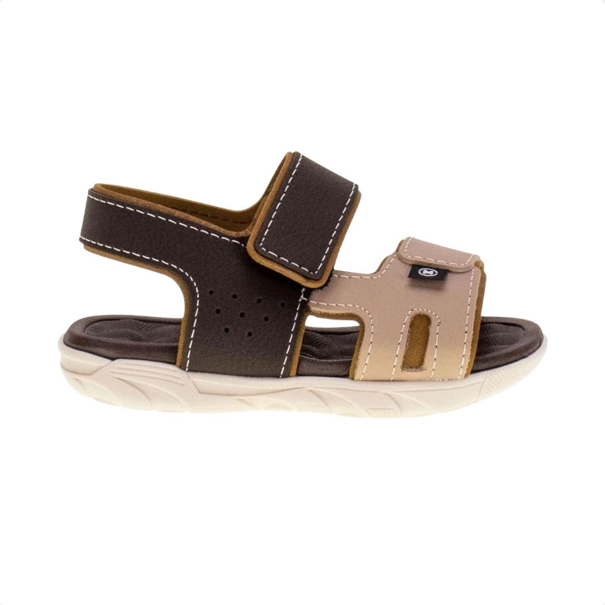 Sandália Infantil Papete Molekinho Marrom