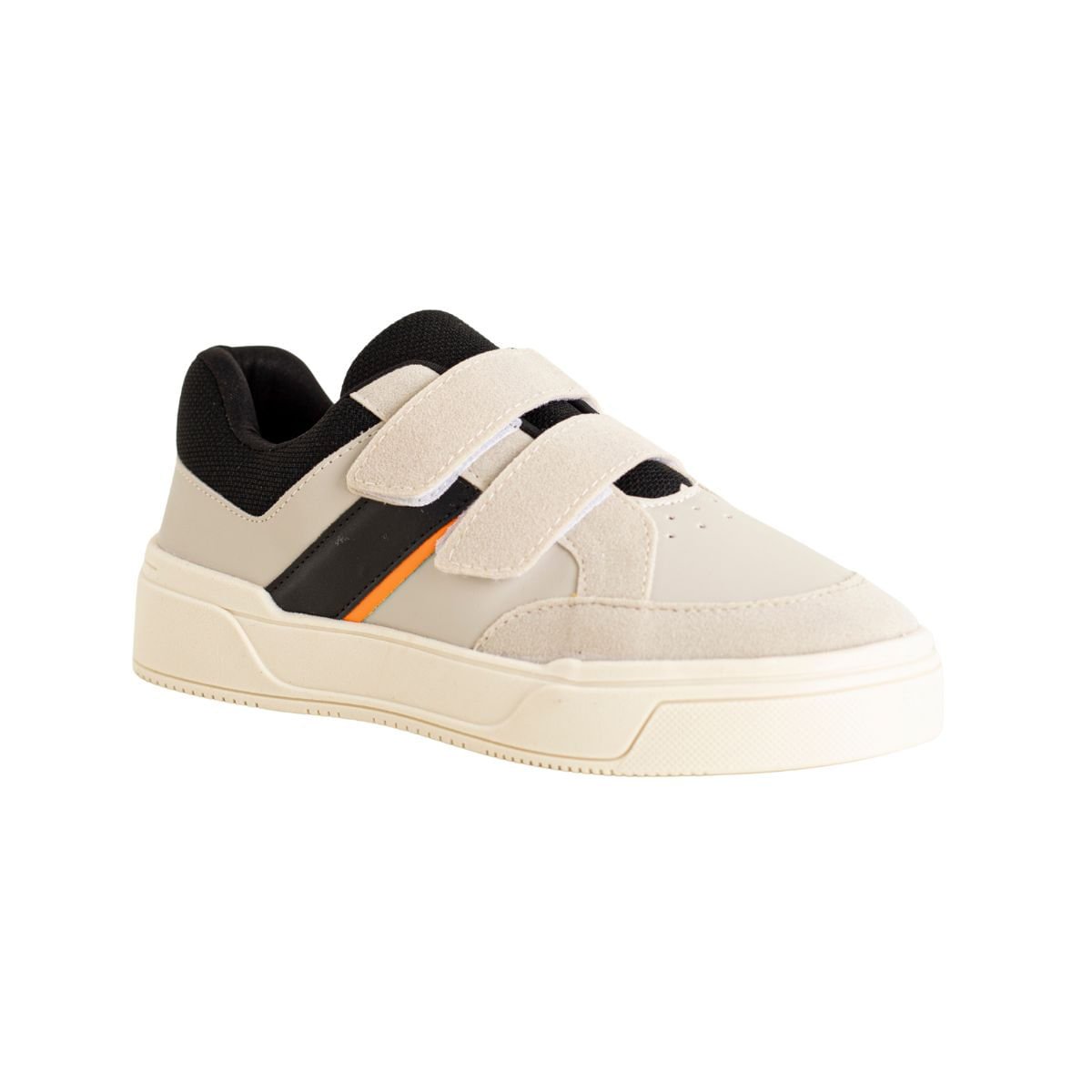 Tênis Jump Kids Easy Street Bege/Preto 2