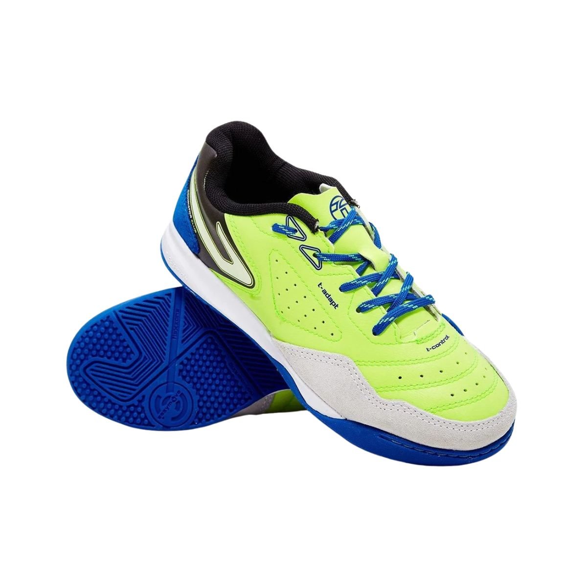 Chuteira Society Infantil Topper Dominator Club V Verde Verde/Azul/Preto 2