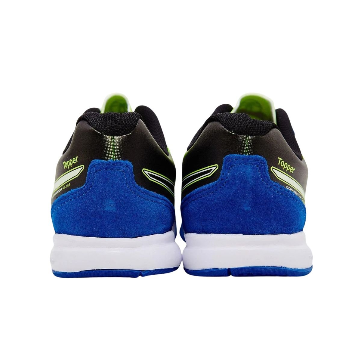 Chuteira Society Infantil Topper Dominator Club V Verde Verde/Azul/Preto 7