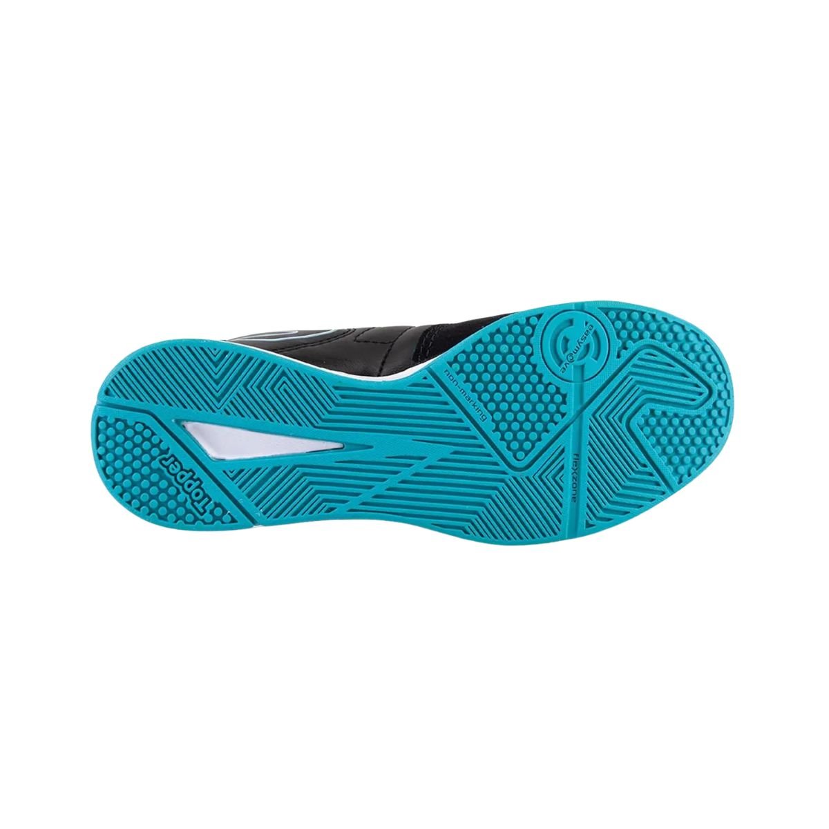 Chuteira Indoor Inf Indoor Topper Dominator Club V Tp08120001-0001 Preto/Verde 4