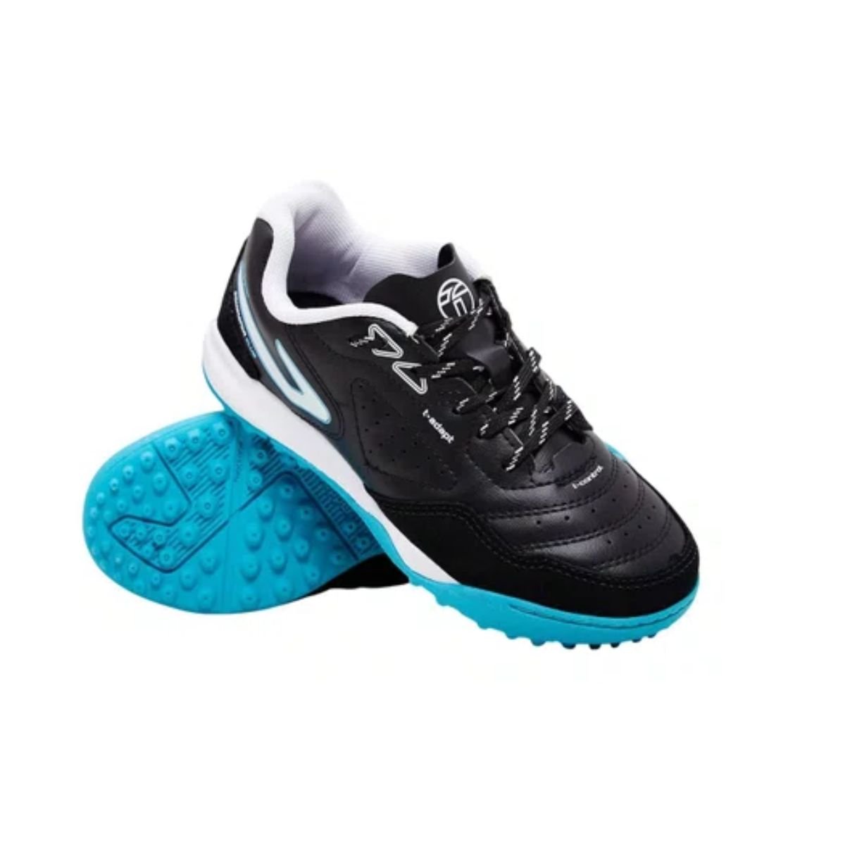 Chuteira Society Inf Society Topper Dominator Club V Tp08130001-0001 Preto/Azul 2