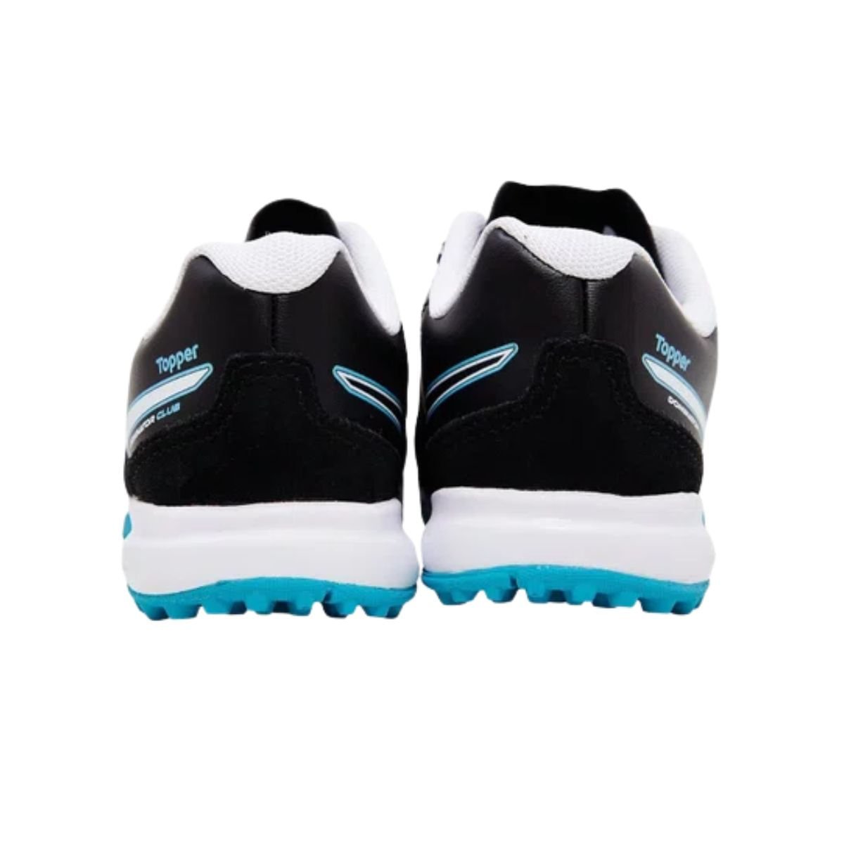 Chuteira Society Inf Society Topper Dominator Club V Tp08130001-0001 Preto/Azul 5