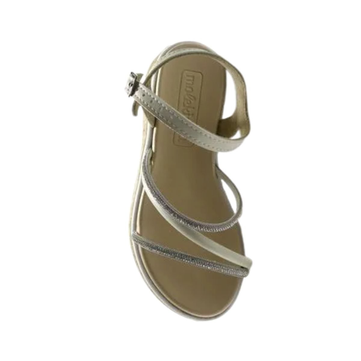 Sandália Infantil Flat Molekinha Off White Branco 6
