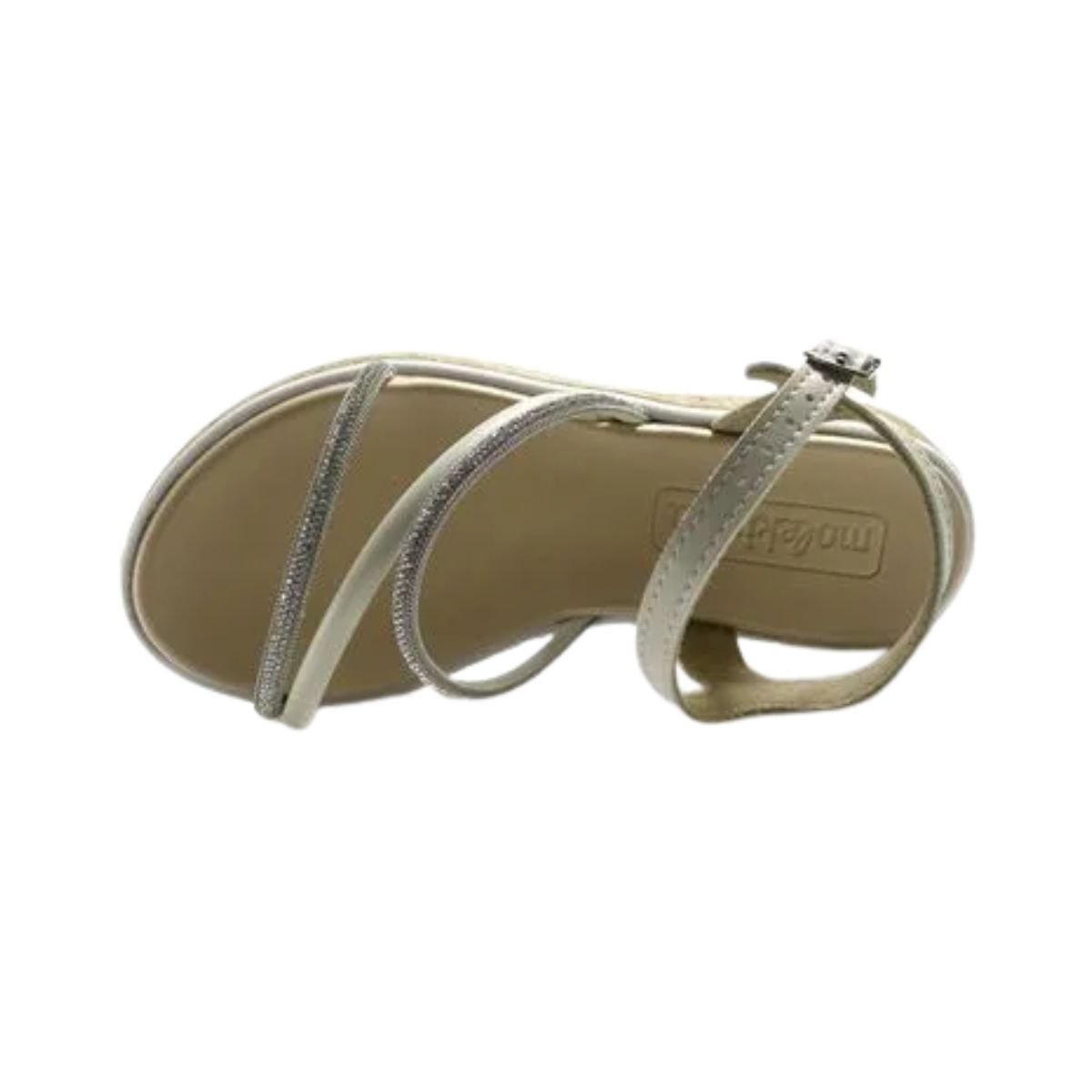 Sandália Infantil Flat Molekinha Off White Branco 3