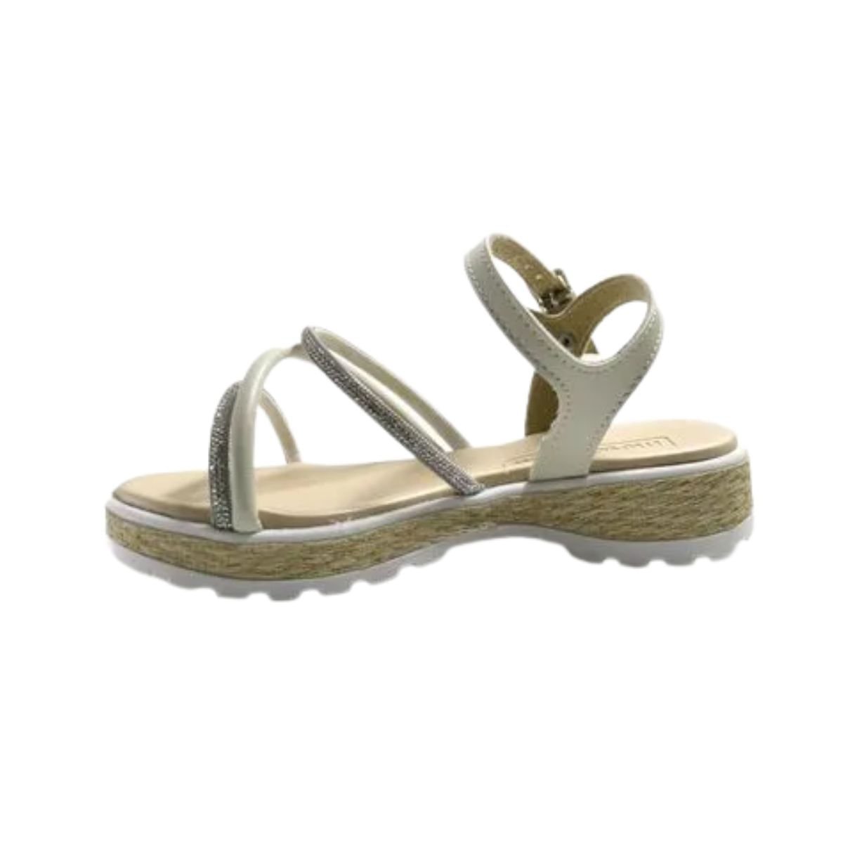 Sandália Infantil Flat Molekinha Off White Branco 5