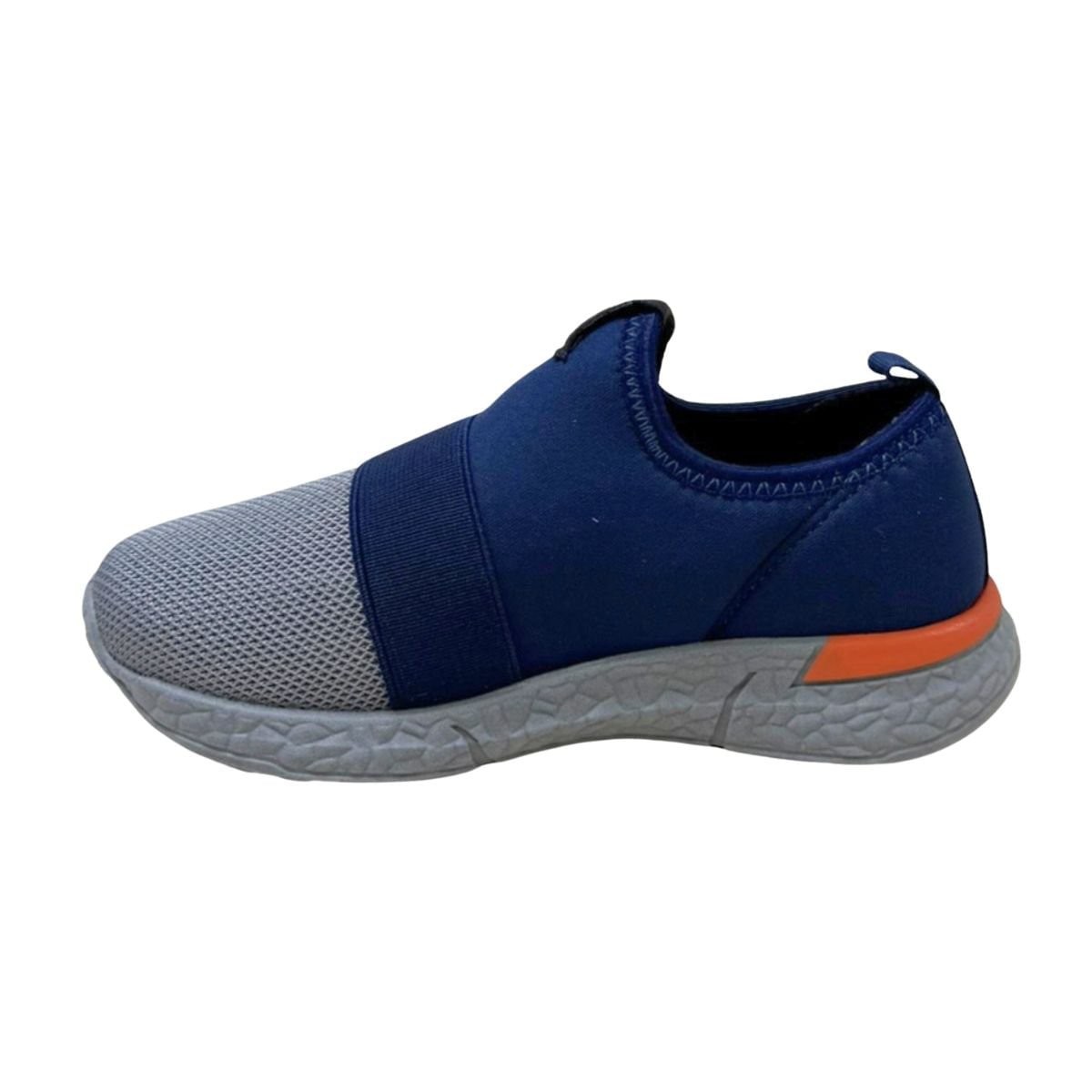 Tênis Running Infantil Slip On Molekinho Azul E Cinza Azul 6