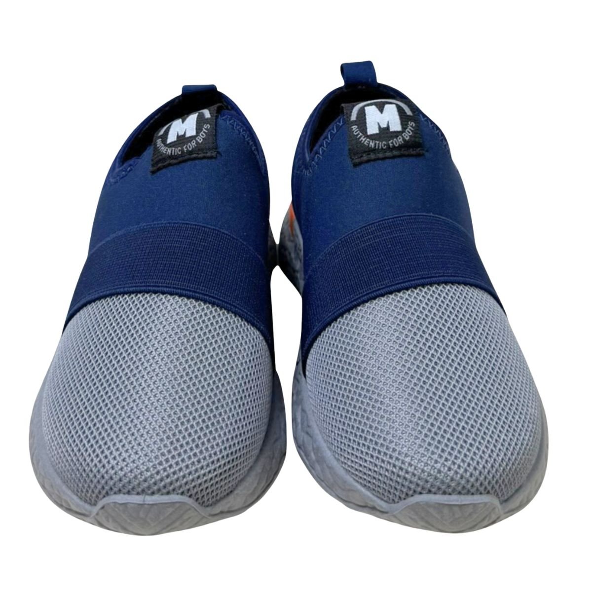 Tênis Running Infantil Slip On Molekinho Azul E Cinza Azul 3