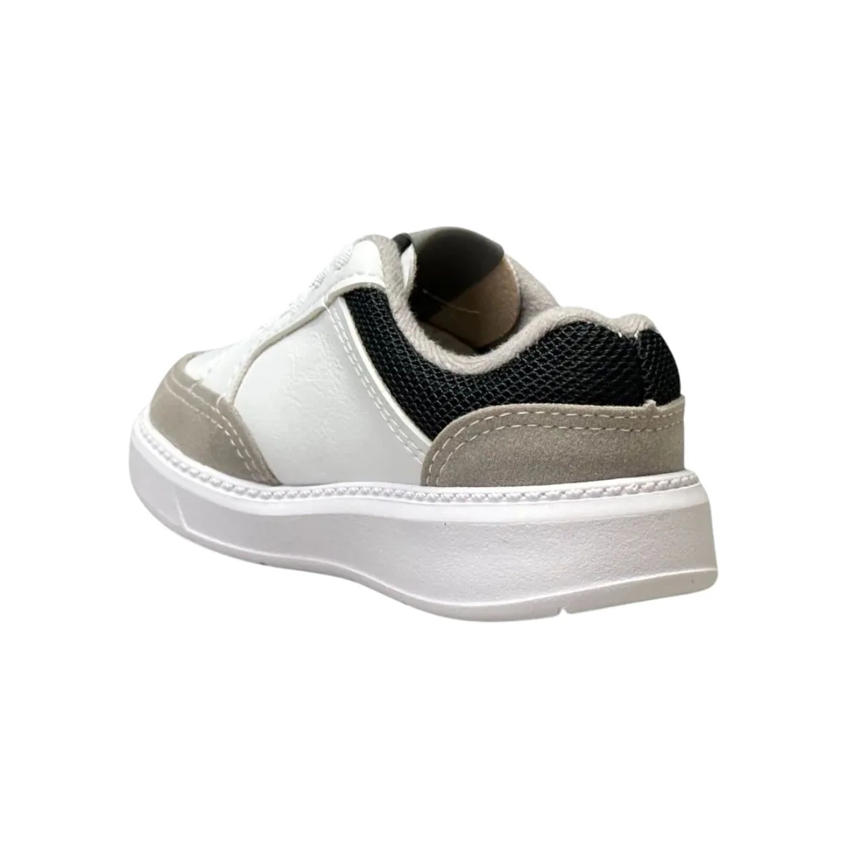 Tênis Casual Infantil Molekinho Branco Branco/Cinza/Preto 5