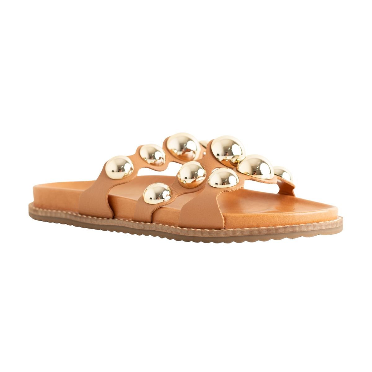 Rasteira Papete Dm Solare Caramelo Marrom 2