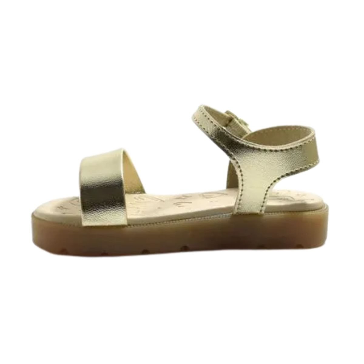 Sandália Infantil Papete Molekinha Dourada Dourado 5