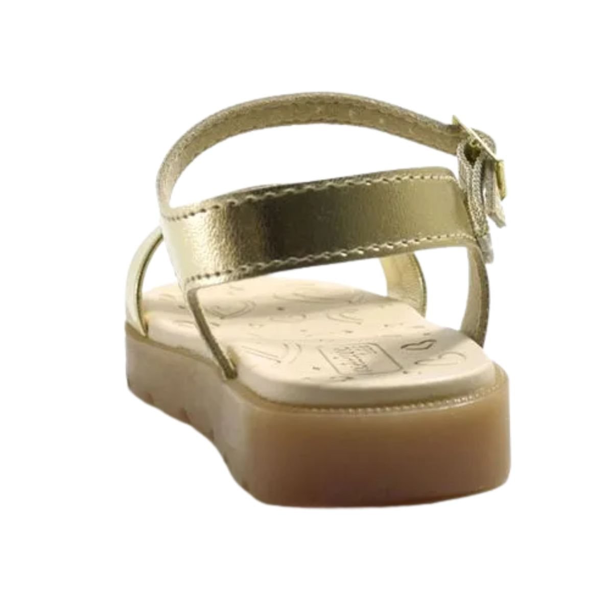 Sandália Infantil Papete Molekinha Dourada Dourado 7