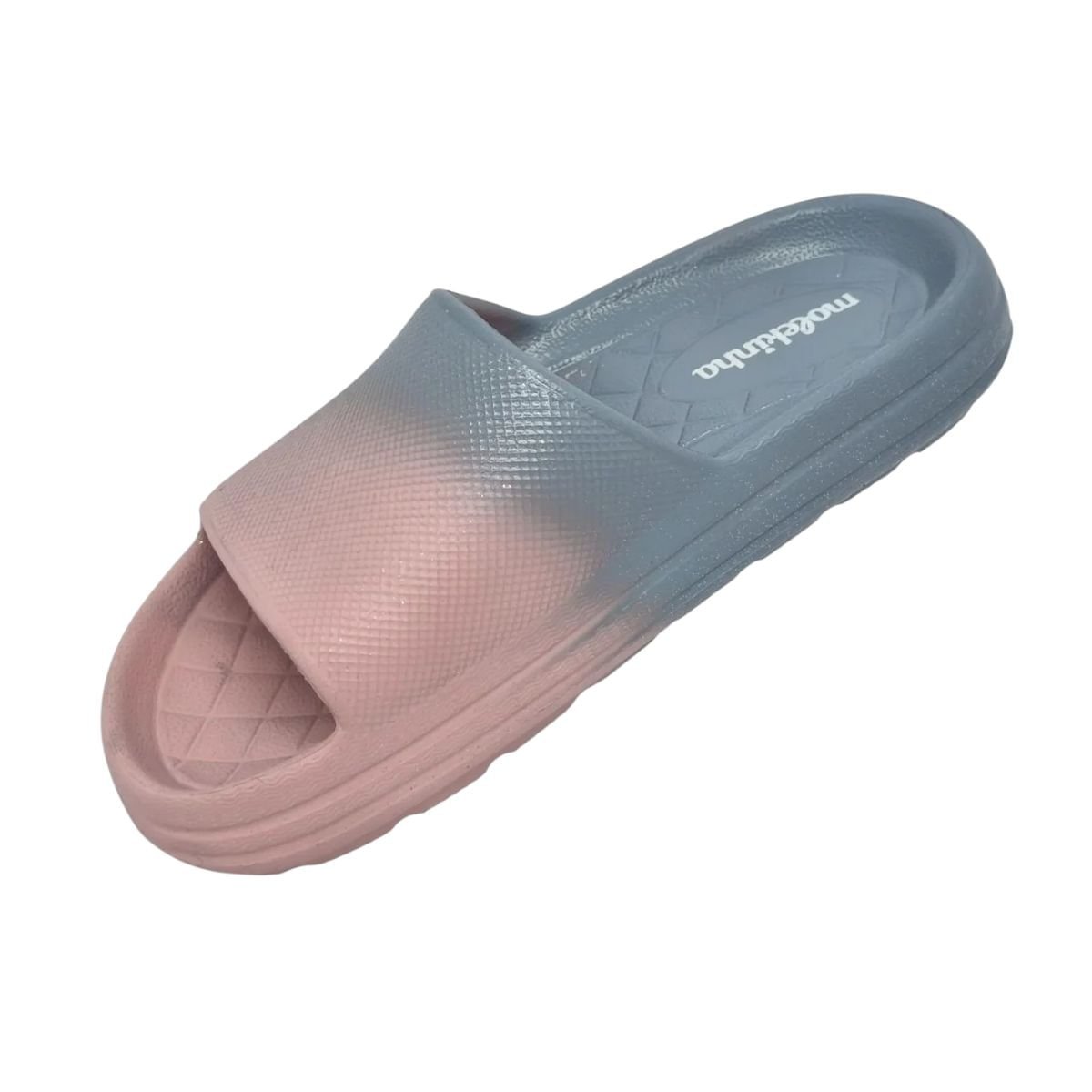 Chinelo Infantil Slide Molekinha Rosa E Azul Azul/Rosa 3