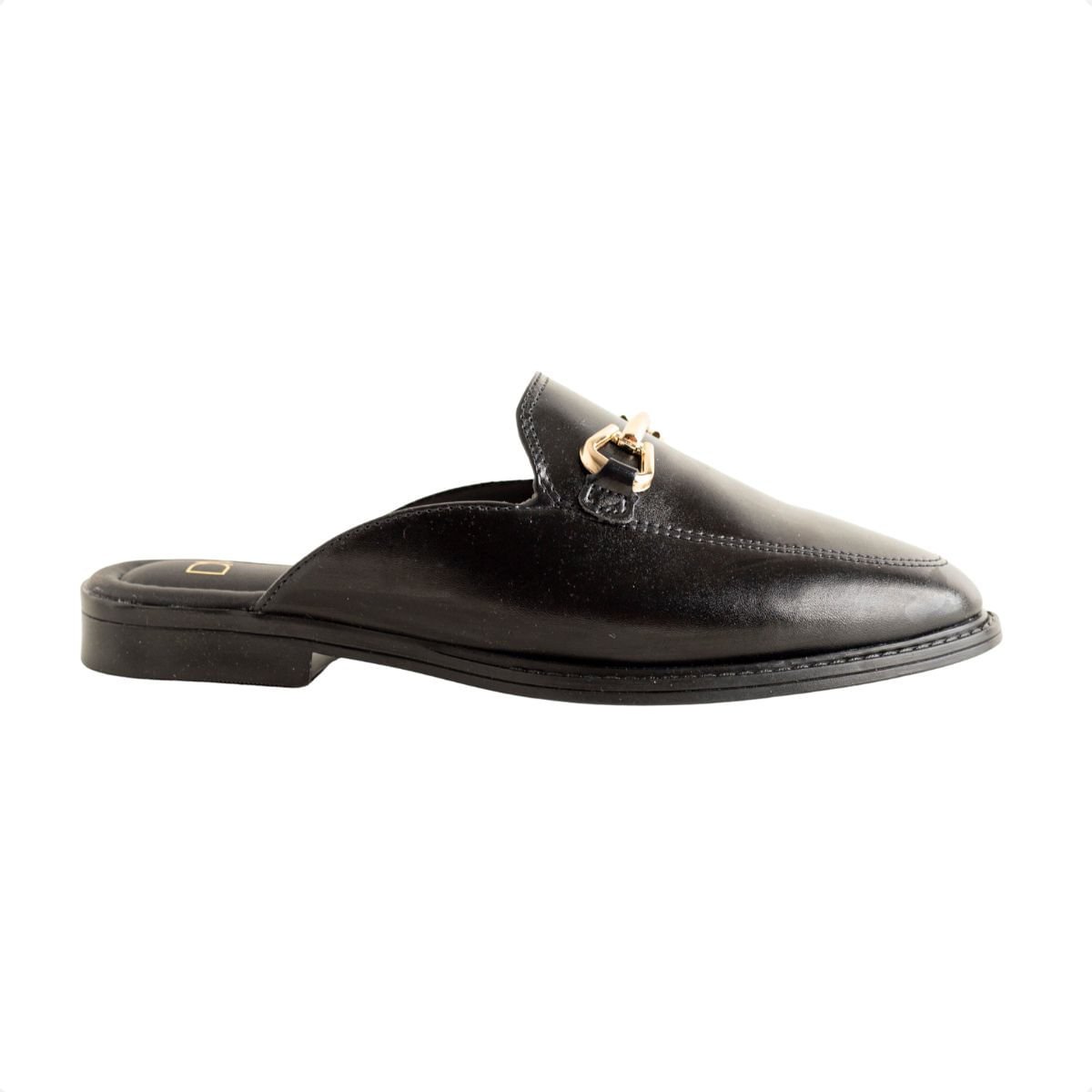 Mule Rasteira Dm Solare Preto