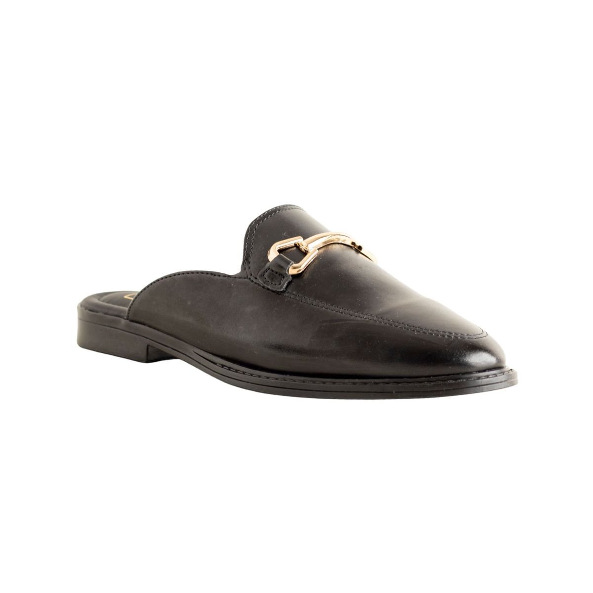 Mule Rasteira Dm Solare Preto Preto 2