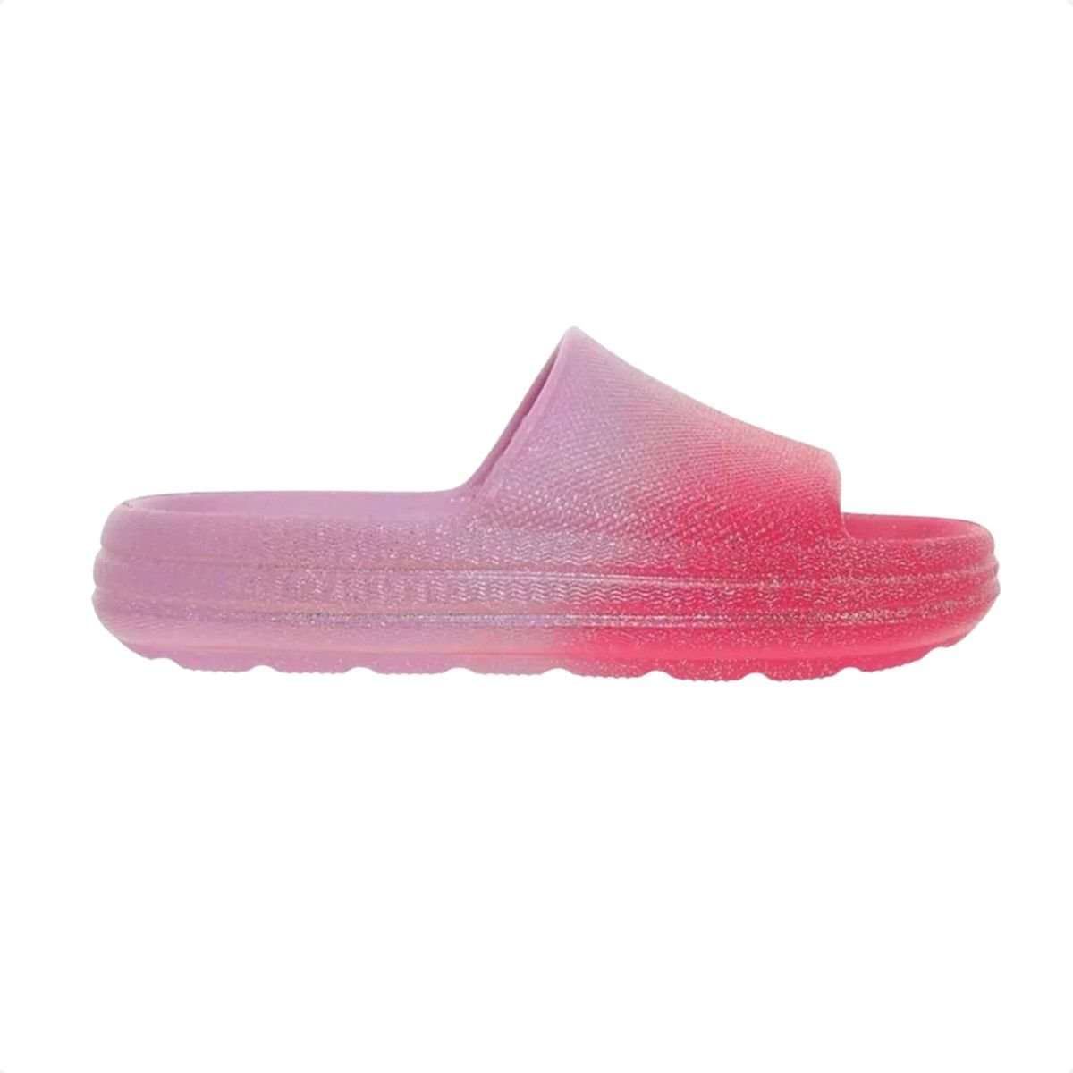 Chinelo Infantil Slide Nuvem Molekinha Rosa